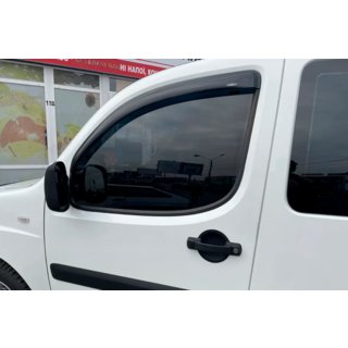 Vetrni deflektorji za okna (2 kosa, HIC) Fiat Doblo I 2005–2010 fotografija 4
