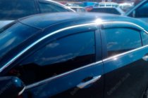 Honda Accord VIII 2008–2012 Vetrni deflektorji oken s kromiranim robom SD (4 kosi, HIC) fotografija 2