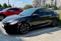 Honda Civic Limuzina X 2016–2021 Deflektorji oken (4 kosi, HIC) fotografija 3