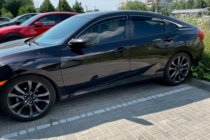 Honda Civic Limuzina X 2016–2021 Deflektorji oken (4 kosi, HIC) fotografija 1