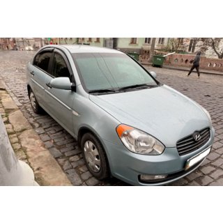 Deflektorji oken (4 kosi, HIC) Hyundai Accent 2006–2010 fotografija 3