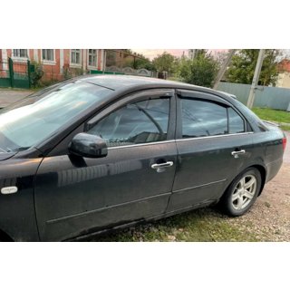Deflektorji oken (4 kosi, HIC) Hyundai Sonata NF 2004–2009 fotografija 1