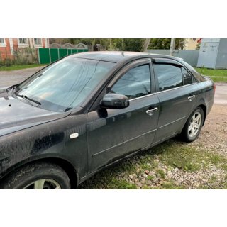 Deflektorji oken (4 kosi, HIC) Hyundai Sonata NF 2004–2009 fotografija 2
