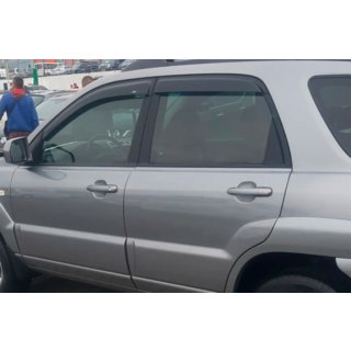 Deflektorji oken (4 kosi, HIC) Kia Sportage 2004–2010 fotografija 2