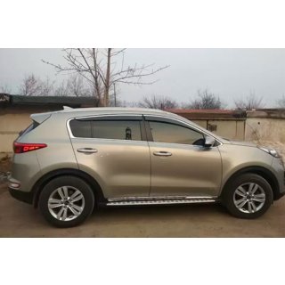 Vetrni deflektorji oken s kromirano letvijo (4 kosi, HIC) Kia Sportage 2015–2021 fotografija 2