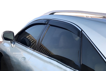 Lexus RX 2009–2015 Vetrni deflektorji za okna s kromirano letvijo (4 kosi, HIC) fotografija 1