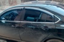 Mazda 6 2008–2012 Vetrni deflektorji oken s kromiranim robom SD (4 kosi, HIC) fotografija 2