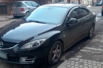 Mazda 6 2008–2012 Vetrni deflektorji oken s kromiranim robom SD (4 kosi, HIC) fotografija 3