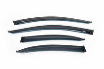 Mercedes C-class W205 2014–2021 Vetrni deflektorji oken s kromiranim robom SD (4 kosi, HIC) fotografija 2