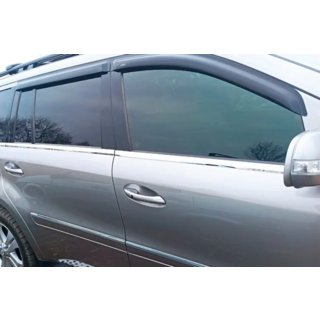 Deflektorji oken (4 kosi, HIC) Mercedes GL сlass X164 2006–2012 fotografija 2