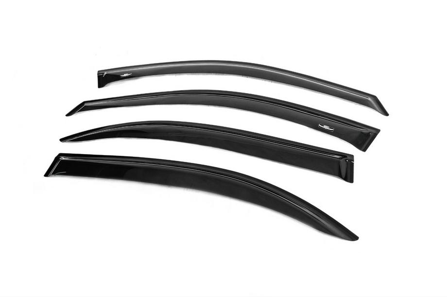 Mercedes S-class W220 1998–2005 Vetrni deflektorji za okna Long (4 kosi, HIC) Fotografija 2