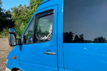 Mercedes Sprinter W901/902/903/904/905 1995–2006 Vstavljivi deflektorji za okna (2 kos, HIC) fotografija 3