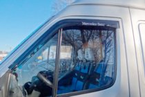 Mercedes Sprinter W901/902/903/904/905 1995–2006 Vetrni deflektorji za okna (2 kosa, HIC) fotografija 8