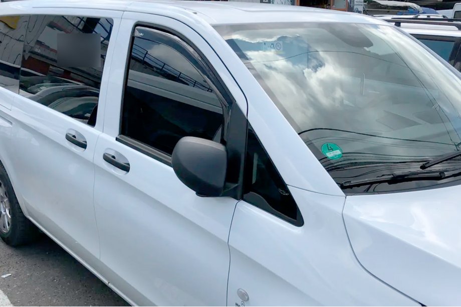 Mercedes Vito/V-razred W447 2014– Vstavljivi deflektorji za okna (2 kos, HIC) Fotografija 1