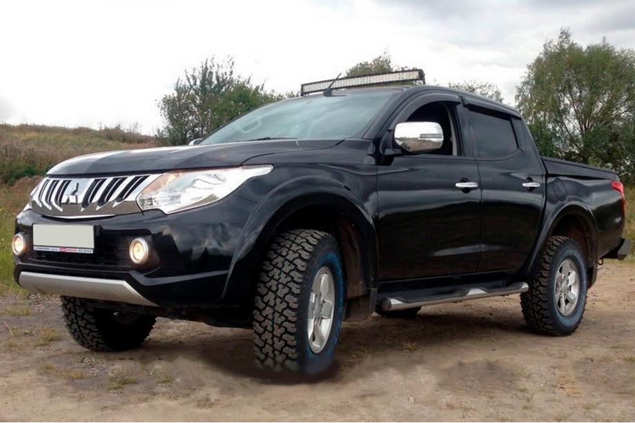 Mitsubishi L200 2015–2024 Deflektorji oken (4 kosi, HIC) Image