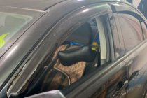 Mitsubishi Lancer X 2008– Deflektorji oken (4 kosi, HIC) fotografija 5