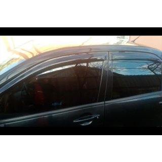 Deflektorji oken SD (4 kosi, HIC) Mitsubishi Lancer 9 2004–2008 fotografija 4