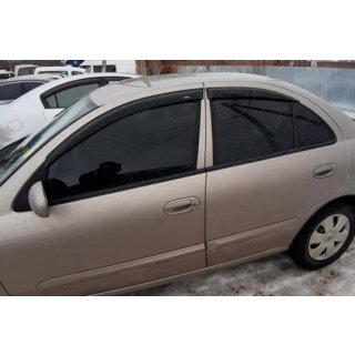 Deflektorji oken SD (4 kosi, HIC) Nissan Almera N16 2000–2006 fotografija 1