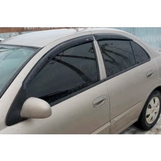 Deflektorji oken SD (4 kosi, HIC) Nissan Almera N16 2000–2006 fotografija 2