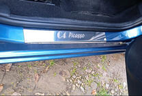 Citroen C-4 Picasso 2006–2013 Zaščitne letve pragov Carmos (4 kosi, nerjavno jeklo) fotografija 1