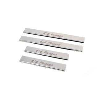 Zaščitne letve pragov Carmos (4 kosi, nerjavno jeklo) Citroen C-4 Picasso 2006–2013 fotografija 3