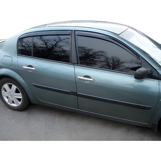 Deflektorji oken SD (4 kosi, HIC) Renault Megane II 2004–2009 fotografija 1