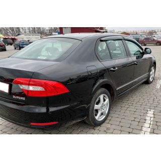 Deflektorji oken SD (4 kosi, HIC) Skoda Superb 2009–2015 fotografija 3