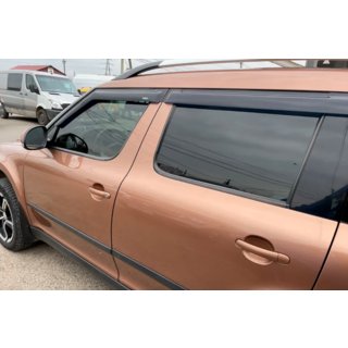 Deflektorji oken (4 kosi, HIC) Skoda Yeti 2009–2017 fotografija 3
