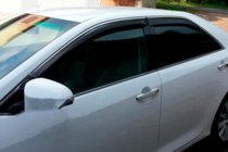 Toyota Avensis 2009–2018 Vetrni deflektorji oken s kromiranim robom SD (4 kosi, HIC) fotografija 1