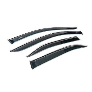 Vetrni deflektorji oken s kromiranim robom (EU, 4 kos, HIC) Toyota Camry 2006–2011 fotografija 3
