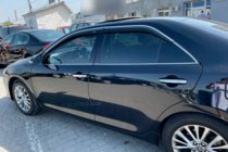 Toyota Camry 2011–2017 Vetrni deflektorji oken s kromirano letvico (2011-2017 EU / 2011-2014 USA, 4 kosi, HIC) fotografija 3