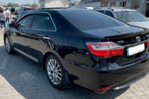 Toyota Camry 2011–2017 Vetrni deflektorji oken s kromirano letvico (2011-2017 EU / 2011-2014 USA, 4 kosi, HIC) fotografija 2