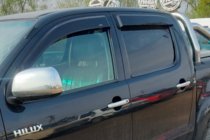 Toyota Hilux 2006–2015 Deflektorji oken (4 kosi, HIC) fotografija 1