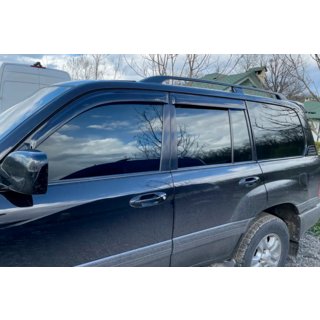 Deflektorji oken (4 kosi, HIC) Toyota Land Cruiser 100 1998–2007 fotografija 1