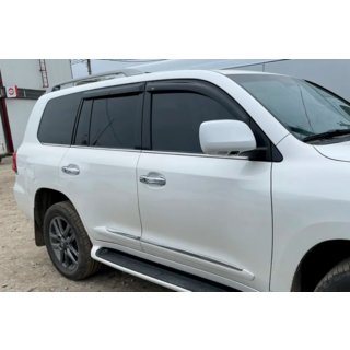 Vetrni deflektorji za okna 8 cm (4 kos, HIC) Toyota Land Cruiser 200 2007–2021 fotografija 4