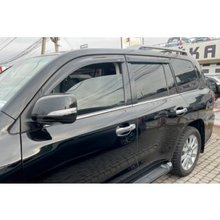 Vetrni deflektorji za okna 8 cm (4 kos, HIC) Toyota Land Cruiser 200 2007–2021 fotografija 2