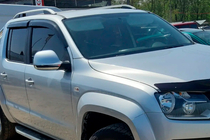 Volkswagen Amarok 2010–2022 Deflektorji oken (4 kosi, HIC) fotografija 2