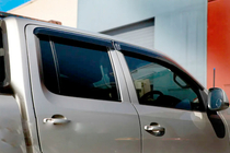 Volkswagen Amarok 2010–2022 Deflektorji oken (4 kosi, HIC) fotografija 7