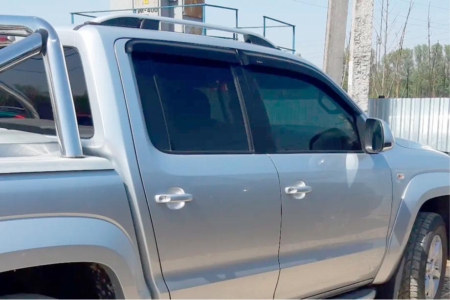 Volkswagen Amarok 2010–2022 Deflektorji oken (4 kosi, HIC) Image