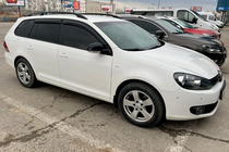 Volkswagen Golf 6 2008–2014 Vetrni deflektorji za okna Variant (4 kosi, HIC) fotografija 2