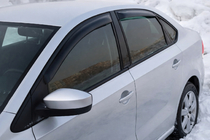 Volkswagen Polo 2010–2017 Deflektorji oken SD (4 kosi, HIC) fotografija 3