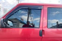 Volkswagen T4 Transporter 1990–2003 Vetrni deflektorji za okna (2 kosa, HIC) fotografija 6