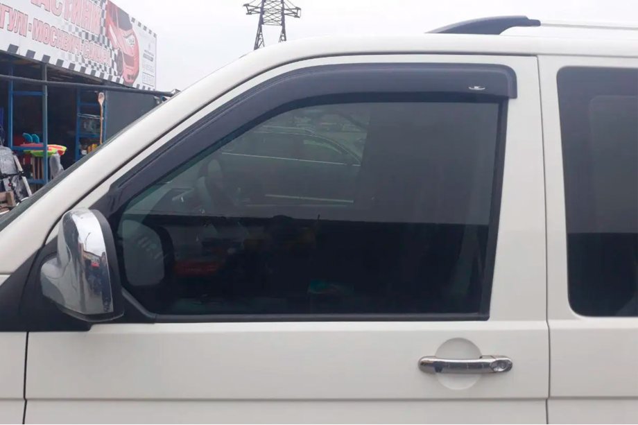 Volkswagen T5 Transporter 2003–2010 Vetrni deflektorji za okna (2 kosa, HIC) Fotografija 10
