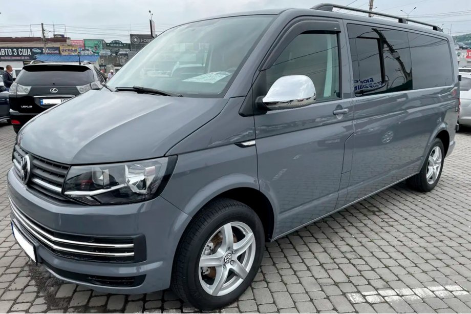 Volkswagen T5 Transporter 2003–2010 Vetrni deflektorji za okna (2 kosa, HIC) Fotografija 15