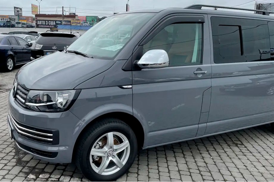 Volkswagen T5 Transporter 2003–2010 Vetrni deflektorji za okna (2 kosa, HIC) Fotografija 17