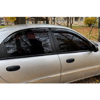 Deflektorji oken (4 kosi, HIC) Daewoo Lanos 1998–2017 fotografija 2