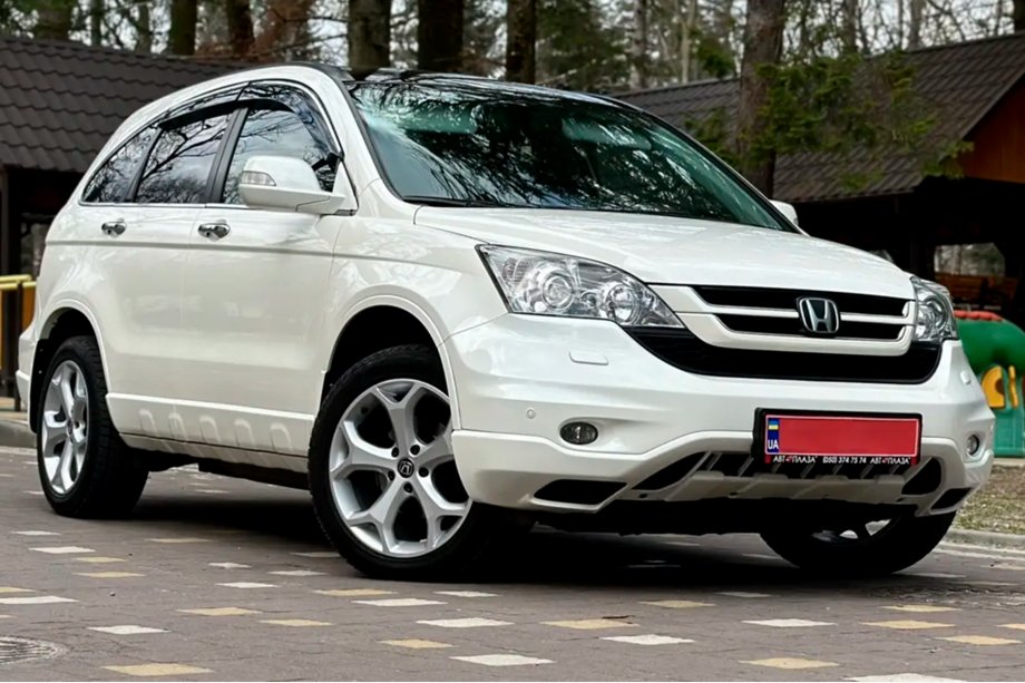 Honda CRV 2007–2011 Vetrni deflektorji oken s kromirano letvijo (4 kosi, HIC) Fotografija 2