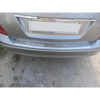 Obloga zadnjega odbijača (SW, sijaj, inox) Mercedes razred C W204 2007–2015 fotografija 1