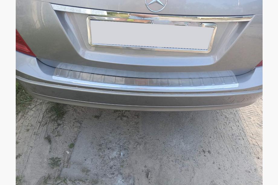 Mercedes razred C W204 2007–2015 Obloga zadnjega odbijača (SW, sijaj, inox) Image