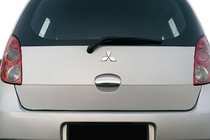 Mitsubishi Colt 2004–2012 Okrasni pokrov zadnje kljuke (nerjavno jeklo) fotografija 1